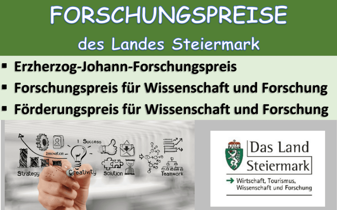 Forschungspreise des Landes Steiermark 2025