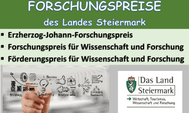 Forschungspreise des Landes Steiermark 2025