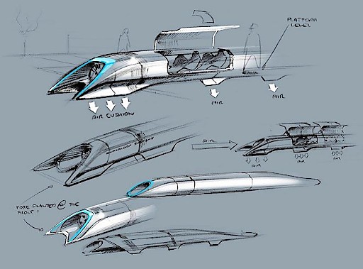 Demo eines Hyperloop Modell